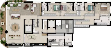 350m²